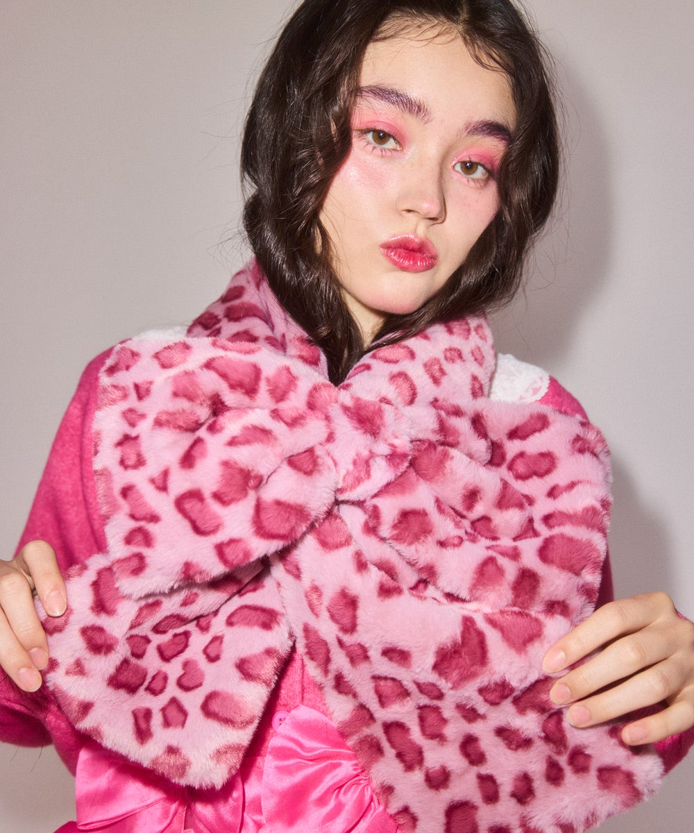RIBBON FUR MUFFLER | Candy Stripper（キャンディ ストリッパー