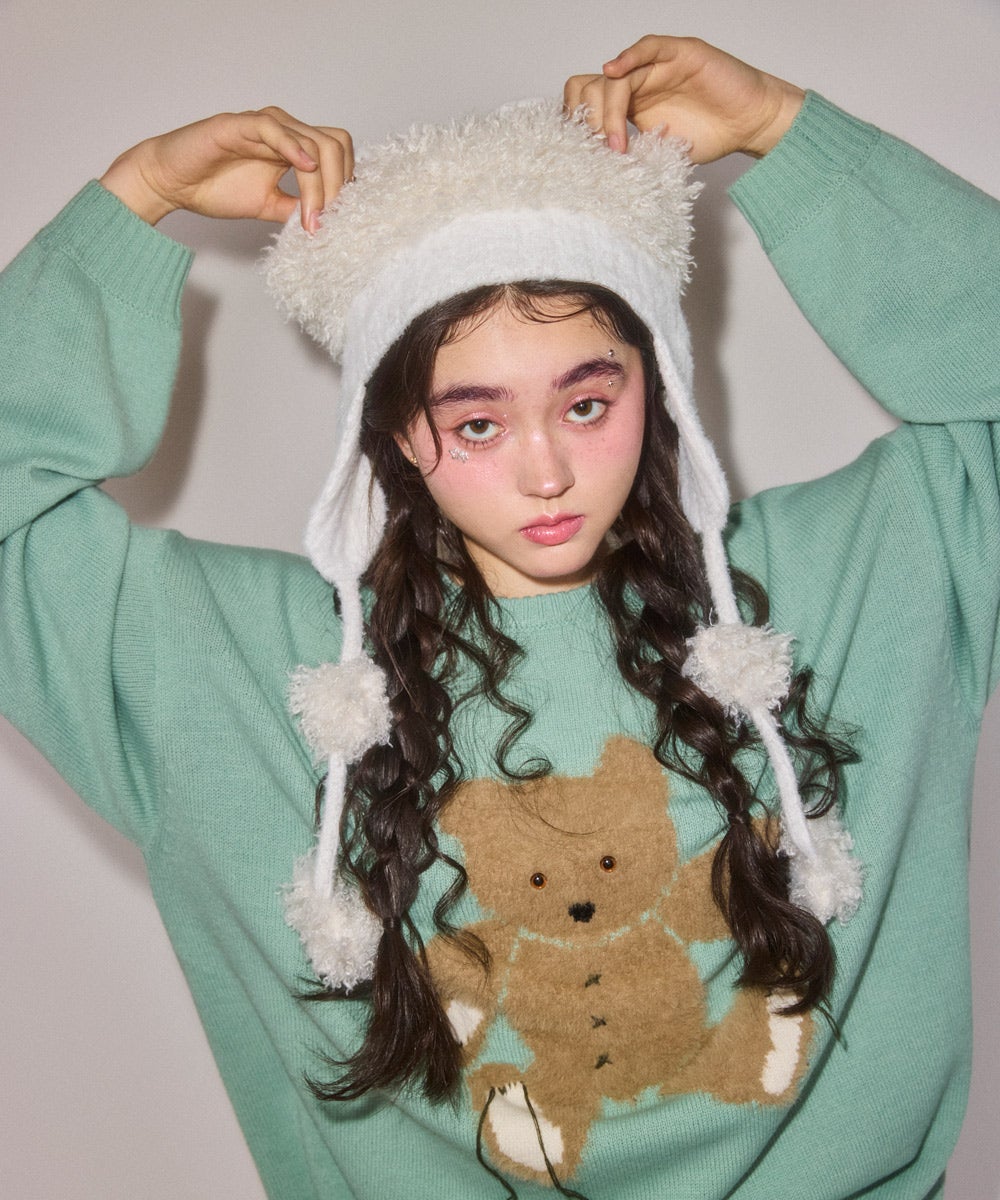 ANIMAL EAR FUR CAP | Candy Stripper（キャンディ ストリッパー