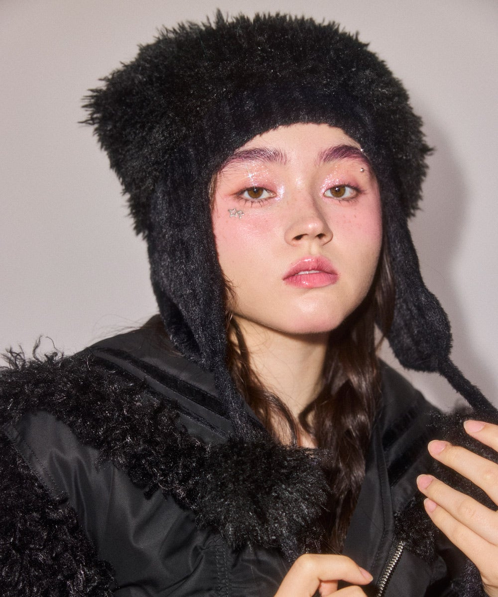 ANIMAL EAR FUR CAP | Candy Stripper（キャンディ ストリッパー