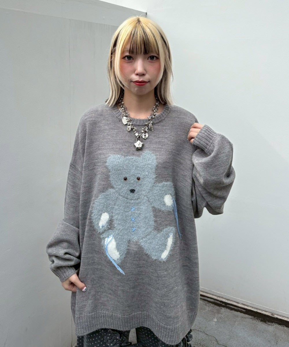 FLUFFY BEAR KNIT | Candy Stripper（キャンディ ストリッパー