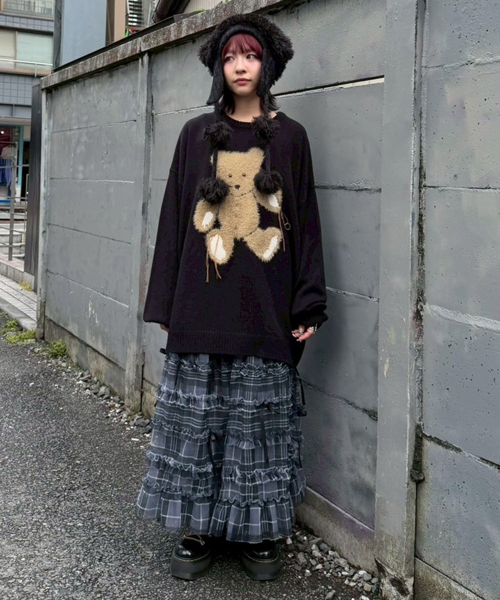 FLUFFY BEAR KNIT | Candy Stripper（キャンディ ストリッパー