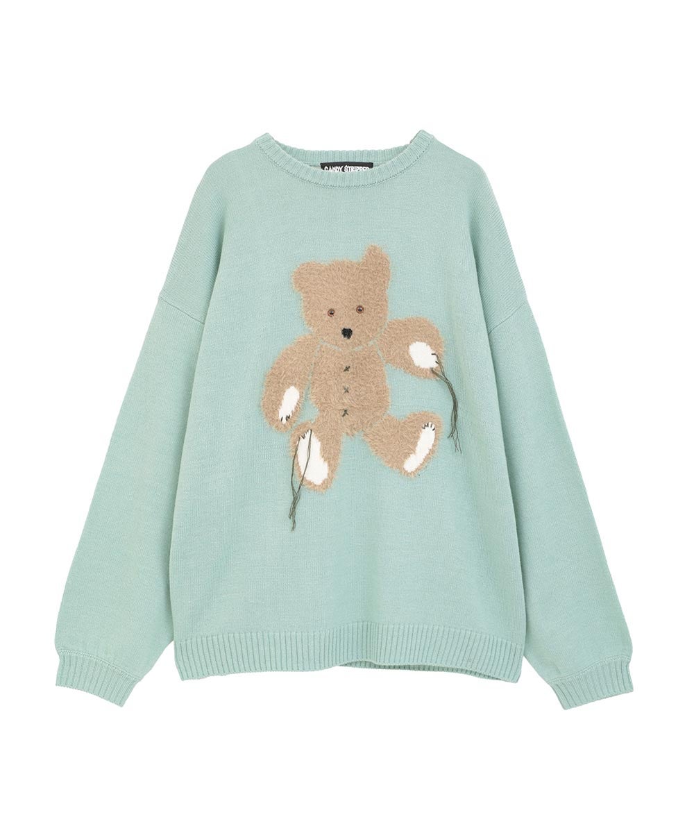 candy stripper HILARIOUS BEAR ニット FLUFFY BEAR KNIT | Candy Stripper（キャンディ ストリッパー
