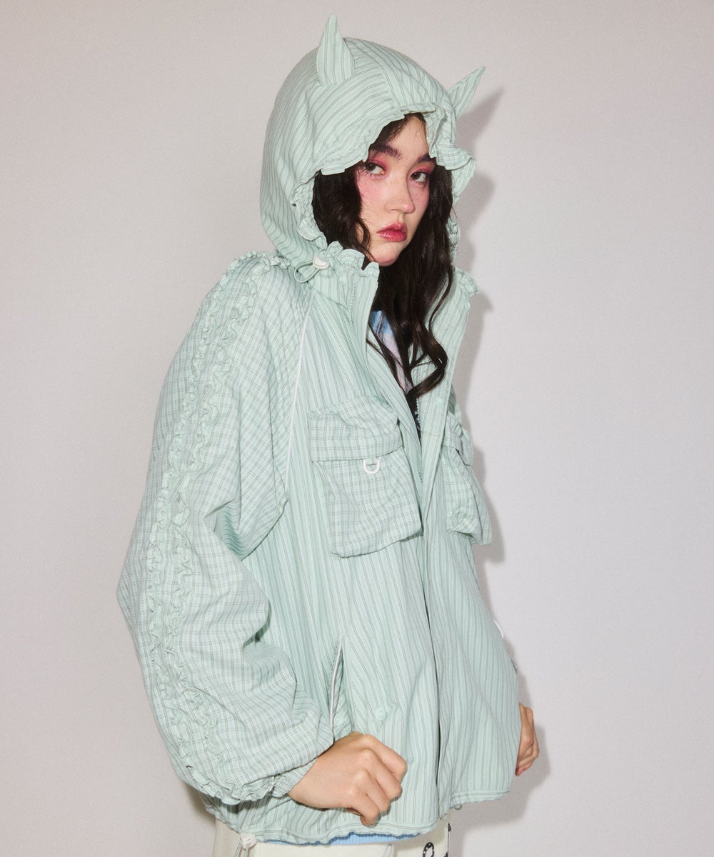 DEVIL STRIPE SHIRT BLOUSON | Candy Stripper（キャンディ