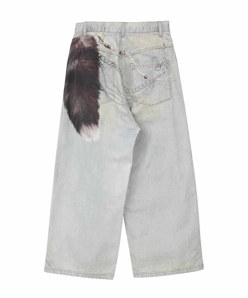 CandyStripper☆ MICKEY SARROUEL JEANS TROMPEL'OEIL PANTS | Candy Stripper（キャンディ ストリッパー