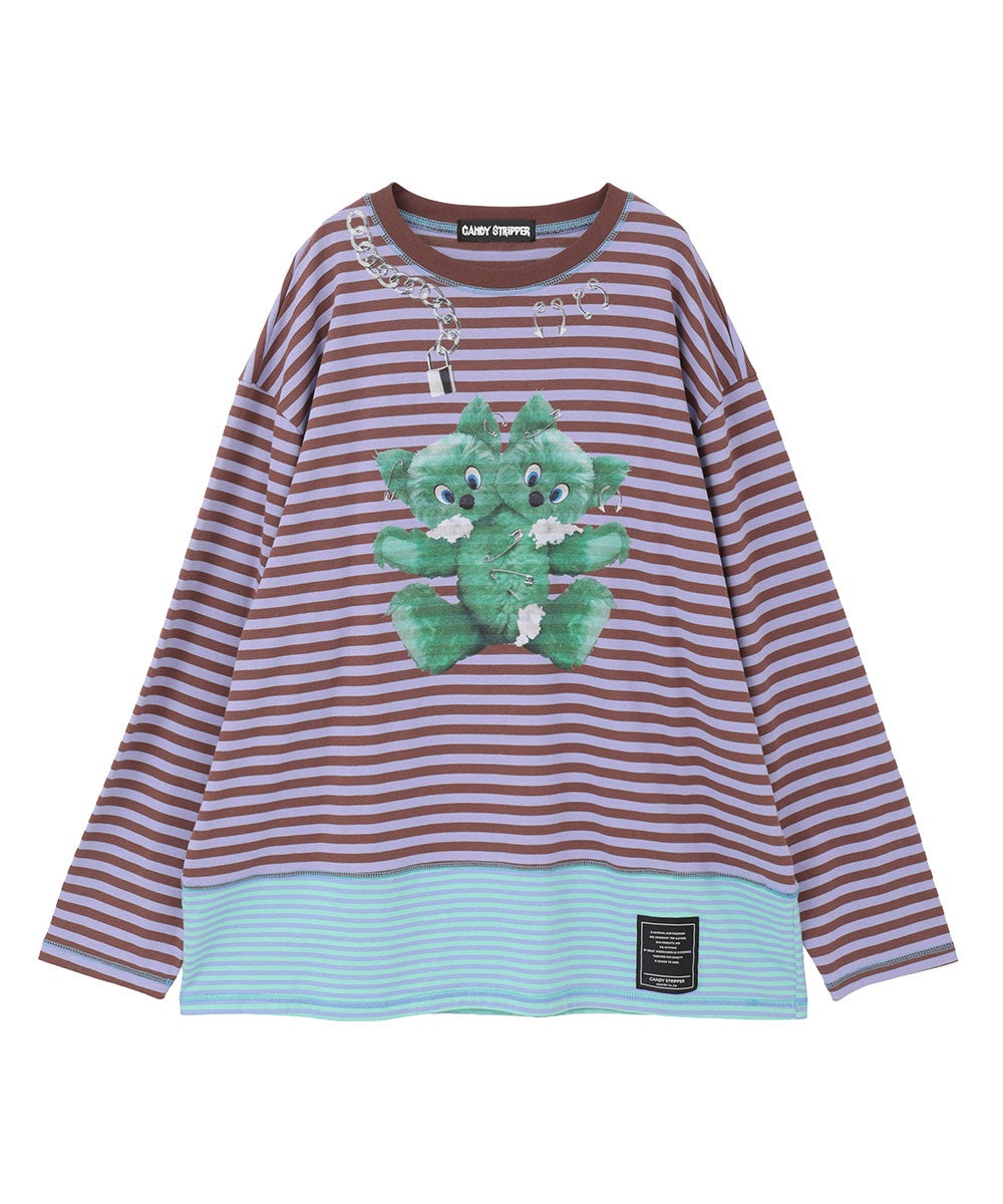 FREAK CAT BORDER TOPS | Candy Stripper（キャンディ ストリッパー