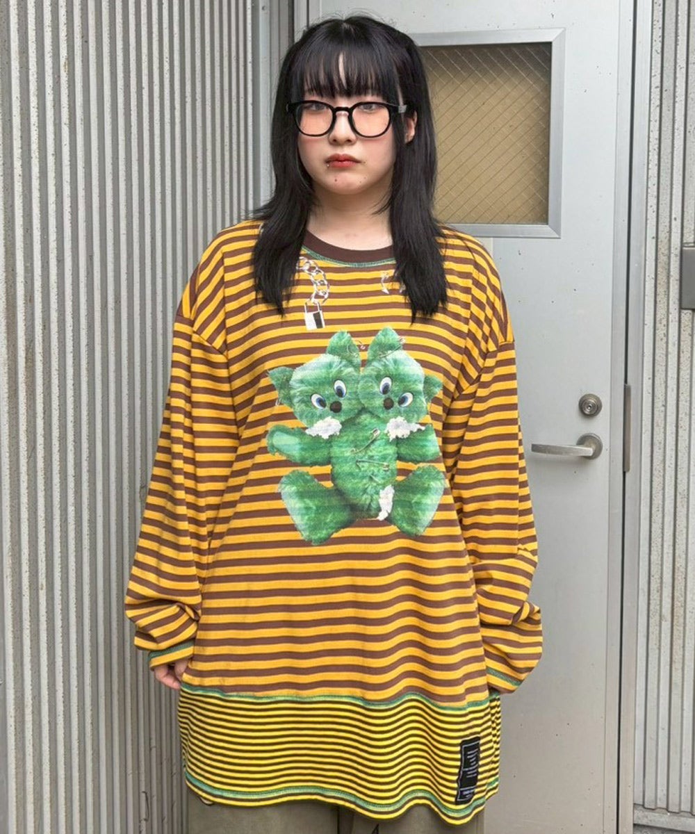 FREAK CAT BORDER TOPS | Candy Stripper（キャンディ ストリッパー