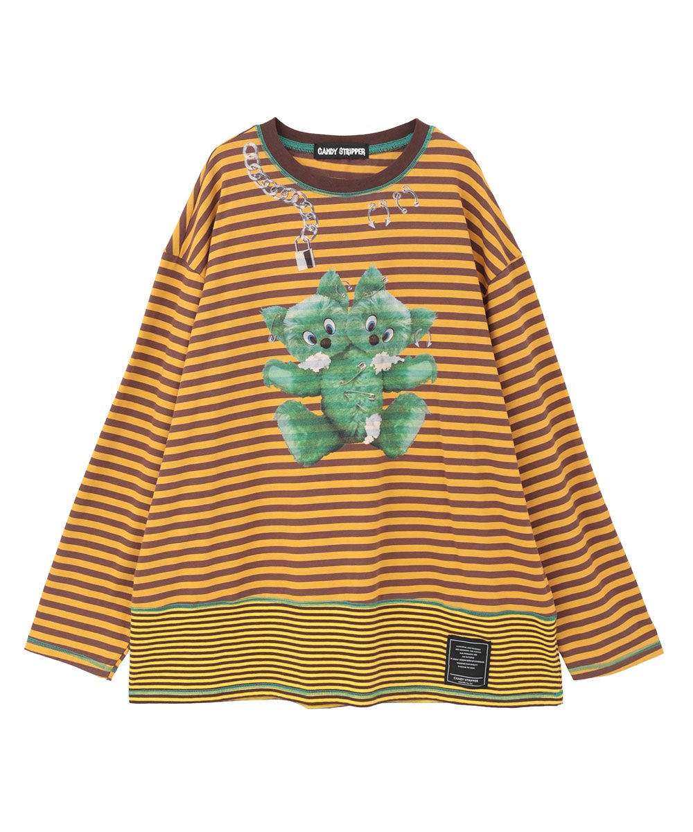 FREAK CAT BORDER TOPS | Candy Stripper（キャンディ ストリッパー