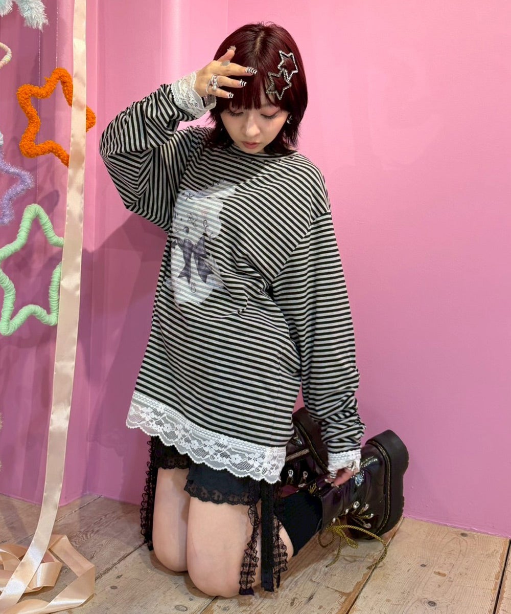 CULT BUNNY BORDER TOPS | Candy Stripper（キャンディ ストリッパー