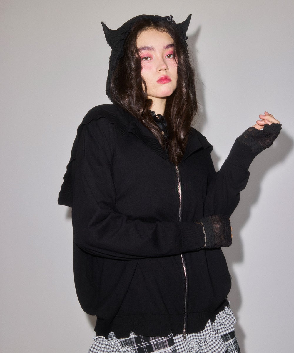 SAILOR ZIP KNIT CARDIGAN | Candy Stripper（キャンディ ストリッパー
