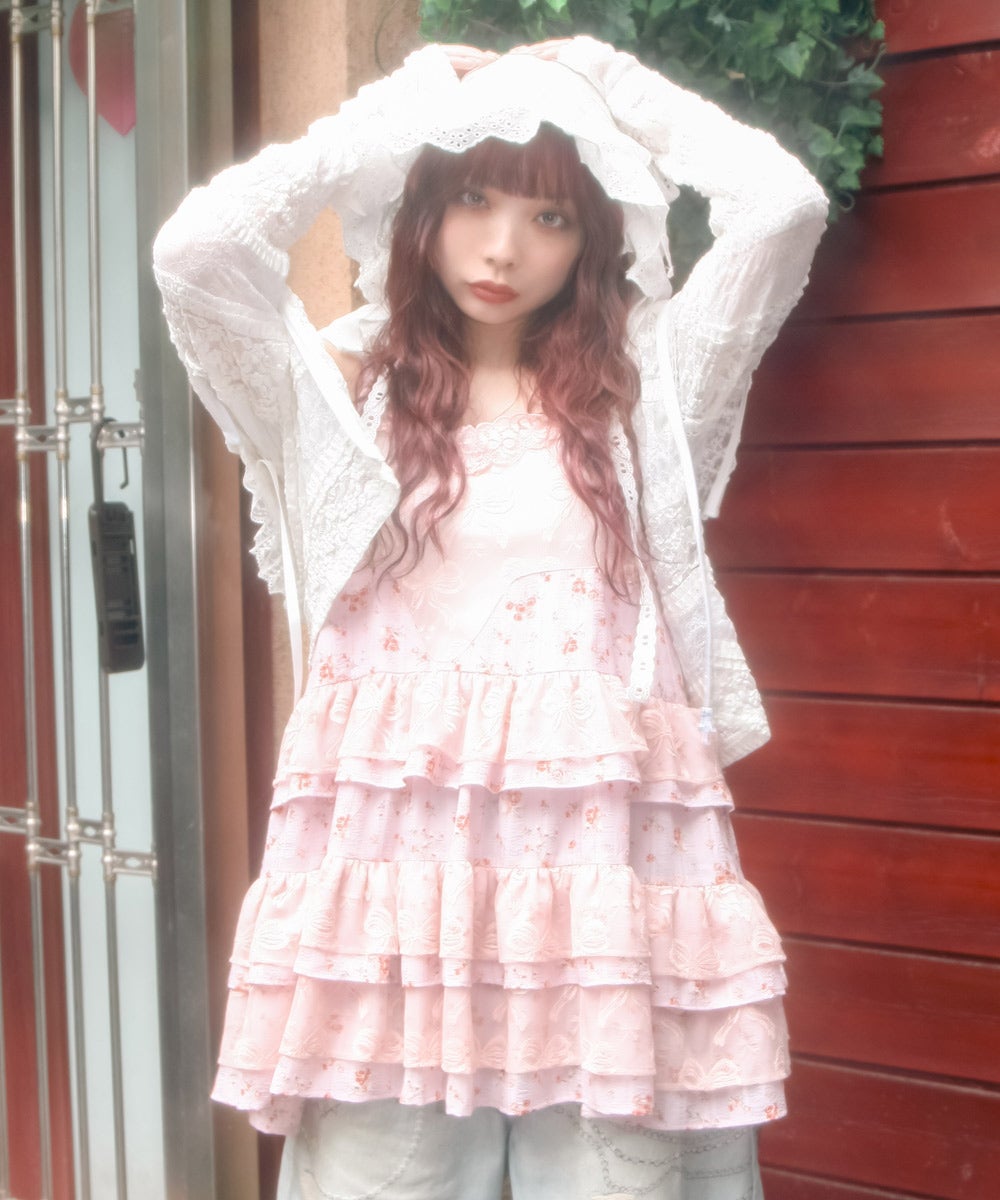DEVIL HORN LACE HOODIE | Candy Stripper（キャンディ ストリッパー