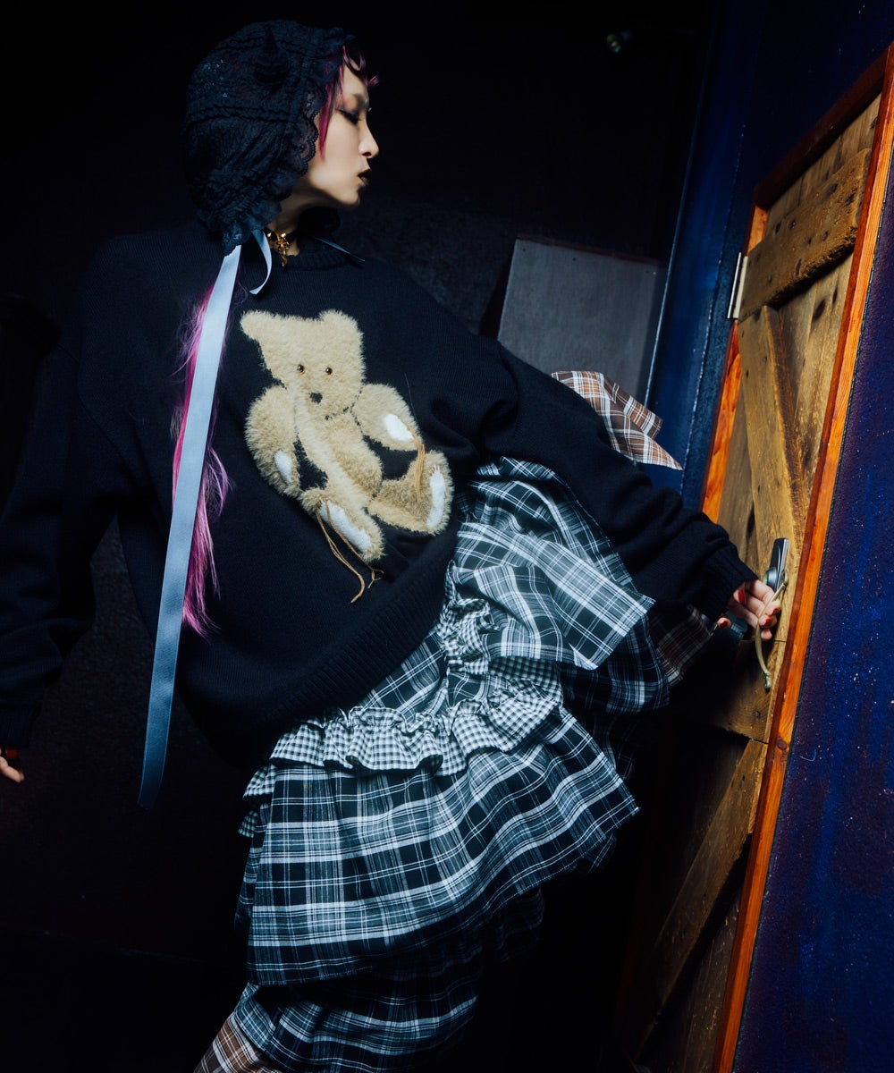 DEVIL HORN LACE HOODIE | Candy Stripper（キャンディ ストリッパー