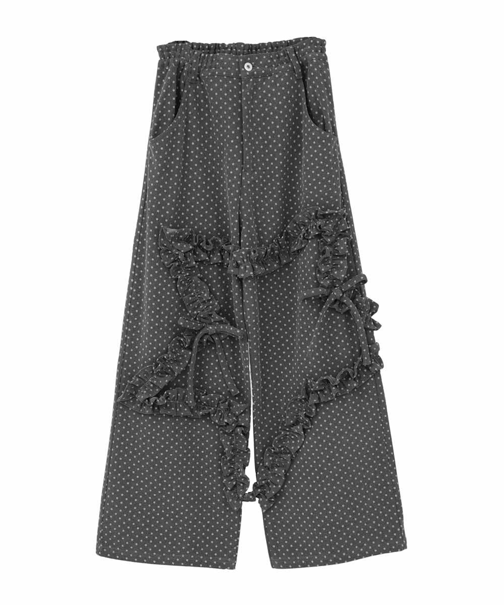 STAR FRILL DENIM PANTS | Candy Stripper（キャンディ ストリッパー