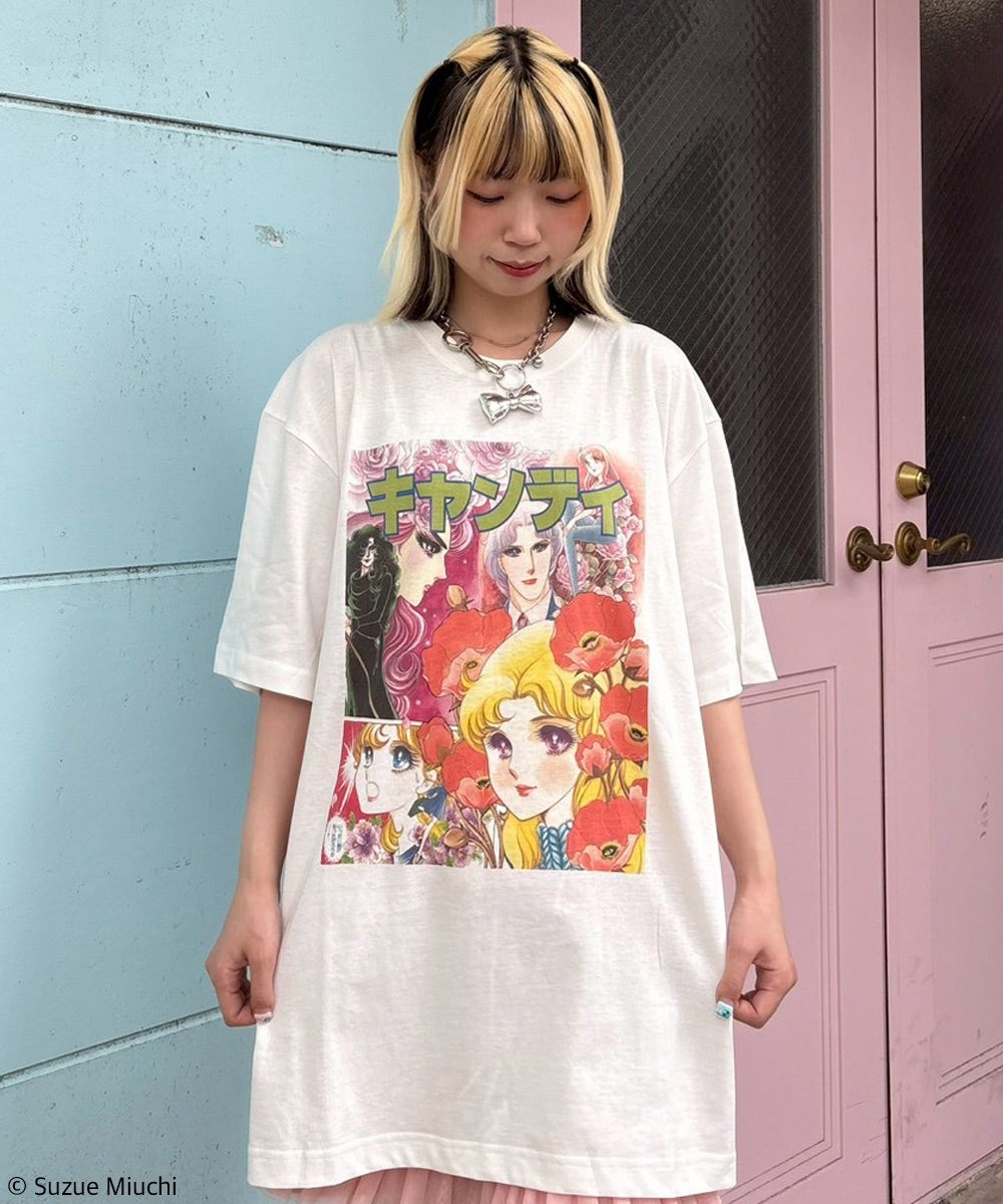 ガラスの仮面】COVER OF COMICS TEE | Candy Stripper（キャンディ
