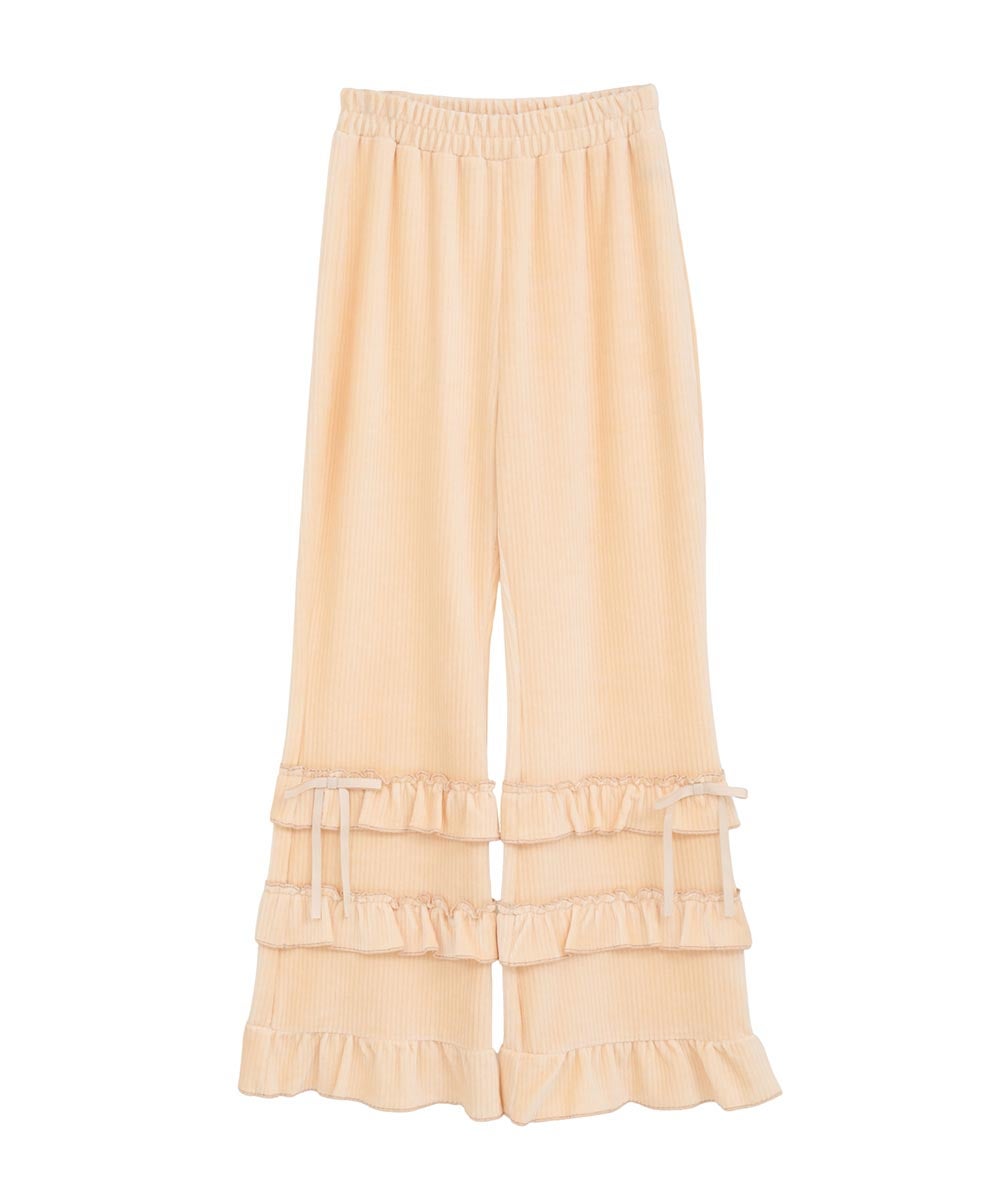 FRILL FLARE PANTS | Candy Stripper（キャンディ ストリッパー