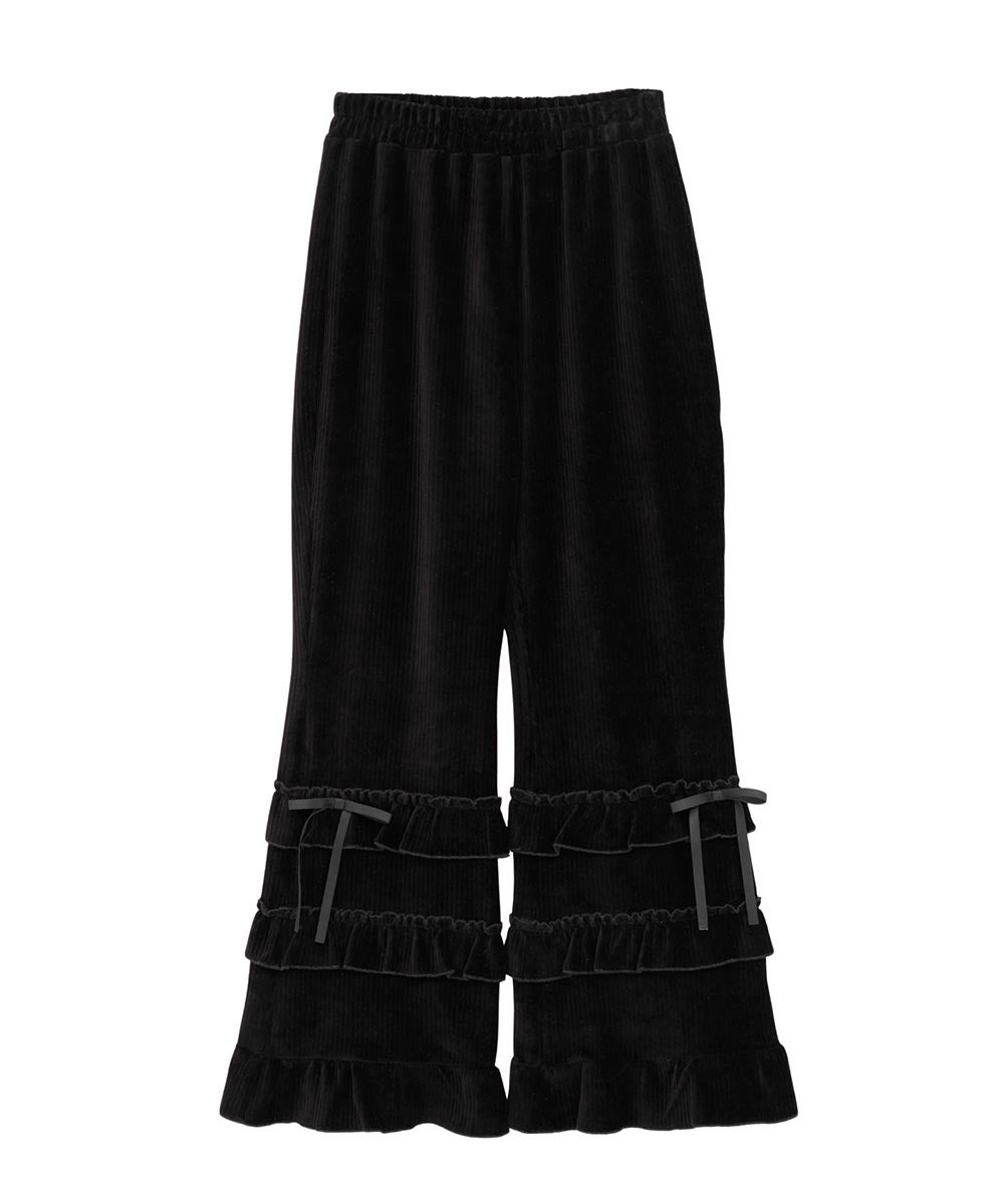 FRILL FLARE PANTS | Candy Stripper（キャンディ ストリッパー