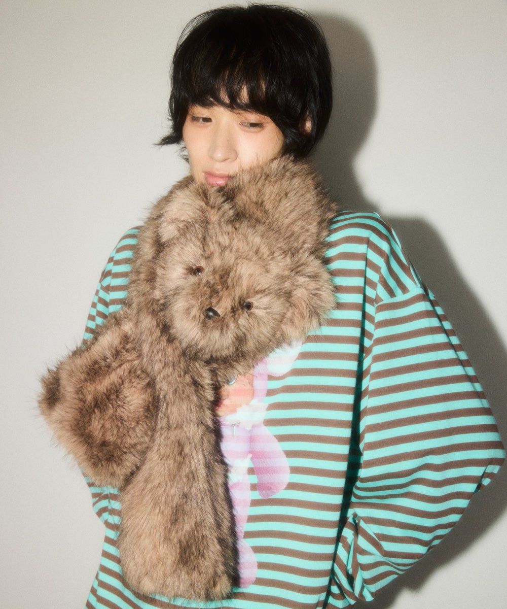 BEAR FUR MUFFLER | Candy Stripper（キャンディ ストリッパー