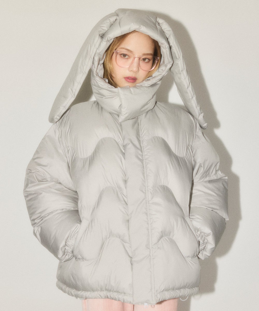 RABBIT KIGURUMI PADDED JACKET | Candy Stripper（キャンディ